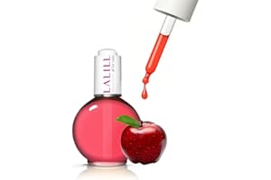LALILL Aceite de Cutículas - 75ml – Manzana - Vegano - Tratamiento para Uñas y Cutículas - Con Pipeta - Para Uso Doméstico y Profesional