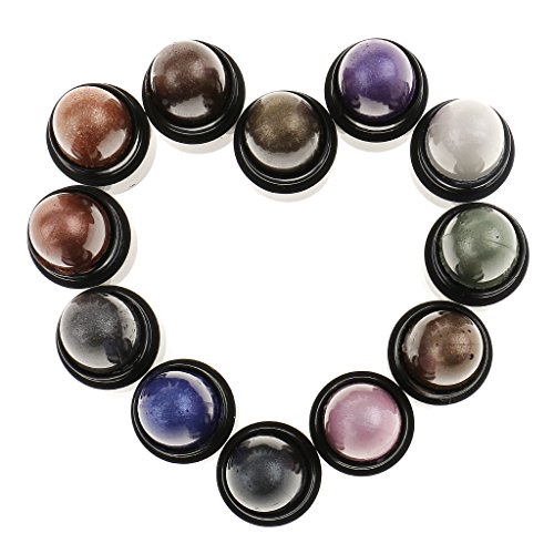 MagiDeal 12 Farben Lidschatten Makeup Eyeshadow Kosmetik Pro Mini Lidschattenstifte – 01# - 9