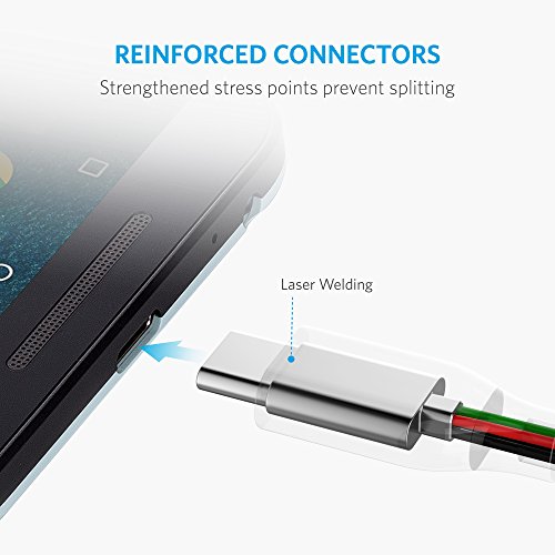 Anker C  ble USB C vers USB 3 0 DE 180 cm Powerline  Extra Solide Appareils USB Type C  Samsung Galaxy S8  S8   S9  Nouveau MacBook  Huawei P10  Google Pixel    