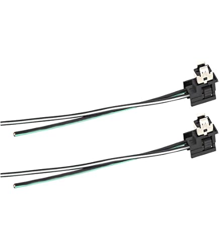 EMSea 2 Stück H1/H3 Auto-Lampen-Sockel Verlängerung – 12V, Kabelbaum-Stecker Für Scheinwerfer & Nebler