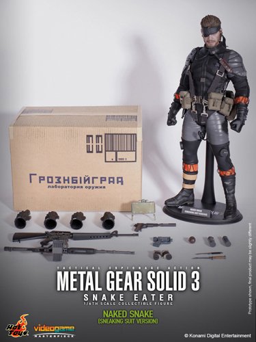 Naked Snake 12in Hot Toys Fig. Metal Gear Solid