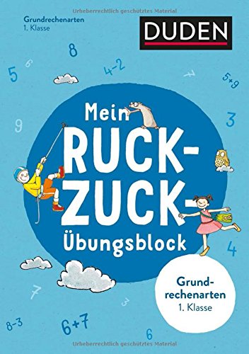 Mein Ruckzuck-Übungsblock Grundrechenarten 1. Klasse