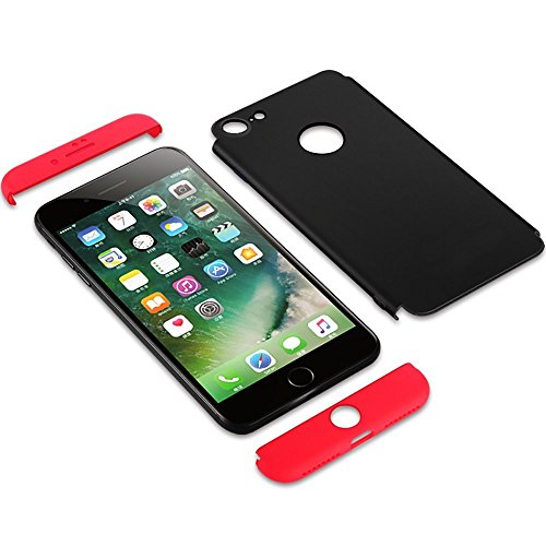 Qissy Carcasa iPhone 7 Incluido Anti-Scratch Anti-Huella Dactilar a Prueba de Choque Estuche Duro Protective Case Cover Skin para iPhone 7 4 7 Rojo Negro reviews Qissy Carcasa iPhone 7 Incluido Anti-Scratch Anti-Huella Dactilar a Prueba de Choque Estuche Duro Protective Case Cover Skin para iPhone 7 4 7 Rojo Negro