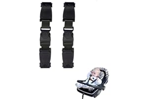 GOODGDN Clip Cinturon Silla Bebe,Asiento De Automóvil Anti Escape Arnés Clip para El Pecho No Se Requiere Roscar Ayuda A Evitar Que Los Niños Se Quiten Los Brazos De Las Correas