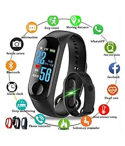 CABLEBYTES M2 BE Bluetooth Intelligence Health Fitness Tracker Smart Bracelet- Black