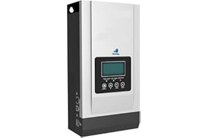 WCCSOLAR Regulador Solar MPPT PlusEnergy PC1800 60A 80A 145V Sistemas de 12v / 24v / 48v Pantalla LCD