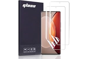 FiiMoo [2-pak ochraniaczy ekranu kompatybilnych z vivo X90/vivo X90 Pro, miękka folia ochronna TPU, folia ochronna, rozpoznawanie odcisków palców, przyjazna dla etui, pełne pokrycie, miękka folia TPU Ultra HD