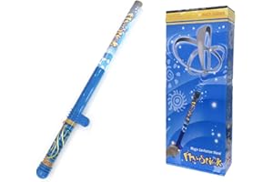 HELEVIA Erstaunliche Levitationsstab für Kinder, Elektrische Statische Zauberstab -Wissenschafts -Kit, Fun Fly Stick Science Spielzeug Erstaunliche Levitationsstäbe mit 10 -pc (Blau)