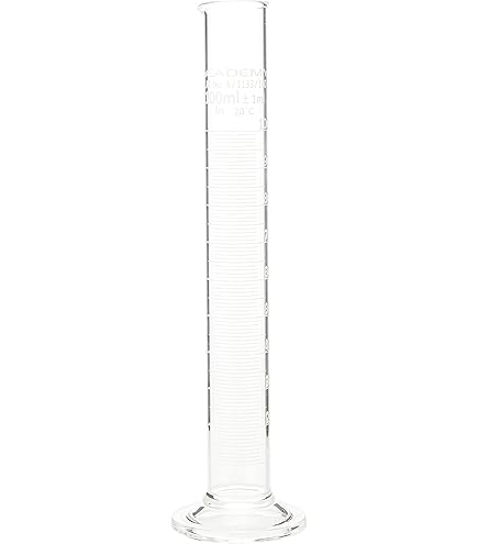 Euvoym Cilindro Graduato 100ml - Misuratore Liquidi Da Laboratorio, Plastica PP - Foto 13