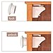 Premium Child Safety Cabinet Locks - Set of 4 Magnetic Cabinet Safety Locks - No Drilling! 5 Minuets and The House Is Protected