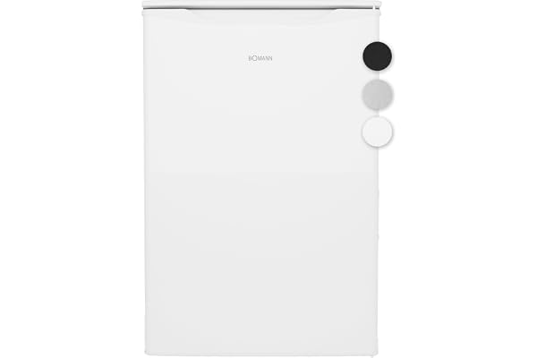 Bomann, Congélateur 87L 4 Étoiles, Contrôle Progressif de Température, 3 Tiroirs, Bac à Glaçons, Réversible, Classe N/ST/T, Idéal pour Viandes et Légumes, Niveau Sonore 40 dB