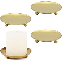 Runde Goldene Kerzenhalter Aus Eisen – 4-teiliges Set Für Romantische Atmosphäre Bei Hochzeit, Feier Oder Gebet