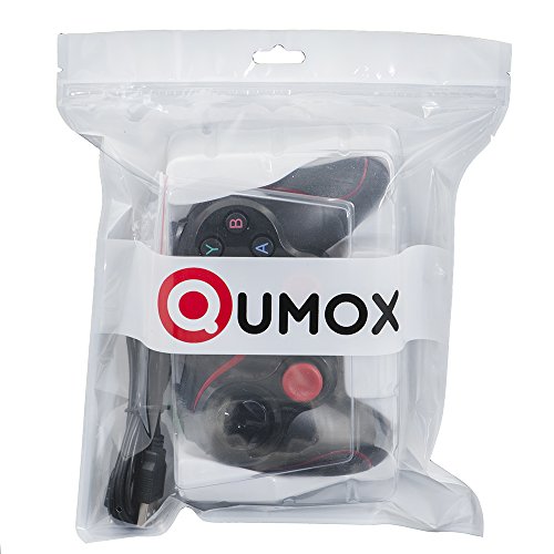 QUMOX Gamepad inal  mbrico Bluetooth para Android iPhone ICADE negro