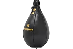 Meister SpeedKills Speed Bag in pelle con tasca leggera in lattice