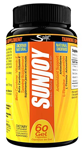 Sunjoy Antioxidante Autobronceador 60 cápsulas Melanina Sol Bronceado