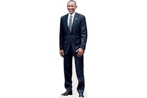 CELEBRITY CUTOUTS Barack Obama Pappaufsteller lebensgross