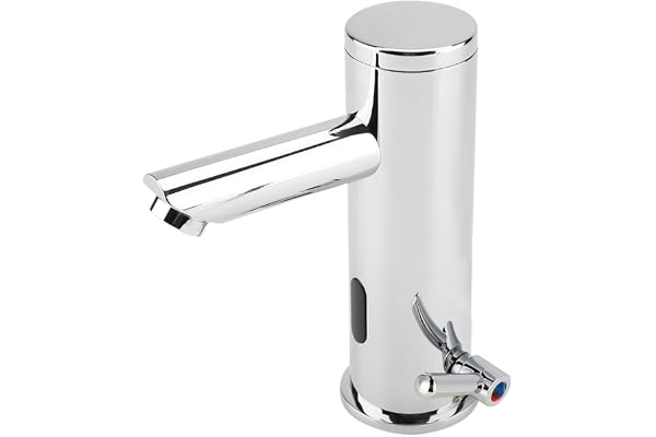 Robinet Infrarouge Capteur Tactile Automatique Arrêt Robinet Économie D'eau Inductive Électrique Bassin Chaud Et Froid Pour Salle De Bains Cuisine Lavabo