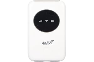 TBEST Routeur 5G WiFi avec Carte Sim,LTE Portable Wifiportable Et Wifidébloqué 5G Wifuteur WiFi Portablewifi Portable,Modem WiFi USB 4G LTE 300 Mbpébloqué 5G WiFi Empment pour Carte Micro Sim Intégré 3200
