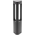 Lucande LED Pollerleuchte Milou – Moderne Außenleuchte In Schwarz, IP54 Spritzwassergeschützt, Warmweiß