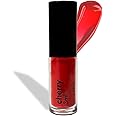 Ruby's Organics Mini Lip Oil Gloss for Women & Girls, All Skin Tones- Moisturizing, Long Lasting, Non Sticky & Non Drying Formula, Glossy Texture, Natural Lip Makeup, Paraben Free - Cherry, 3 ml