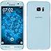 Produktbild PhoneNatic Case für Samsung Galaxy S7 Edge Hülle Silikon hellblau 360° Fullbody Cover Galaxy S7 Edge Tasche Case