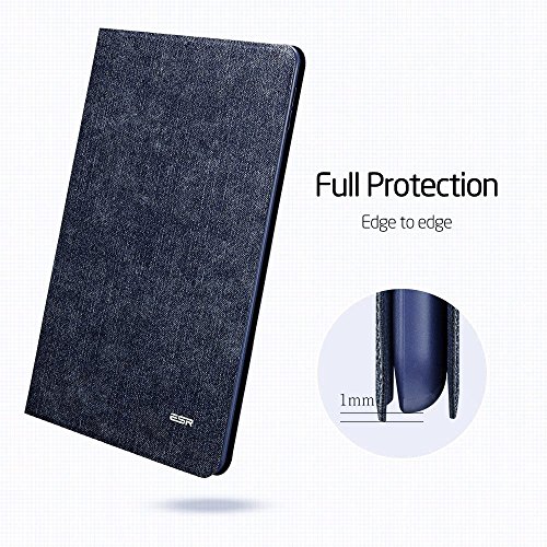 Neues iPad 2017 iPad 9.7 Zoll Hülle, ESR® Städtisch Serie Cover Auto aufwachen / Schlaf Funktion Smart Case und Einstellbarem Blickwinkel Funktion Schutzhülle für Neue iPad 9.7 2017 (Cowboy) - 4