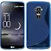 Produktbild PhoneNatic Case für LG G Flex Hülle Silikon blau S-Style + 2 Schutzfolien