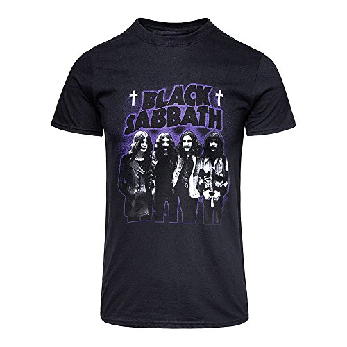 Black Sabbath - Camiseta - Unisex Adulto Negro Negro (S