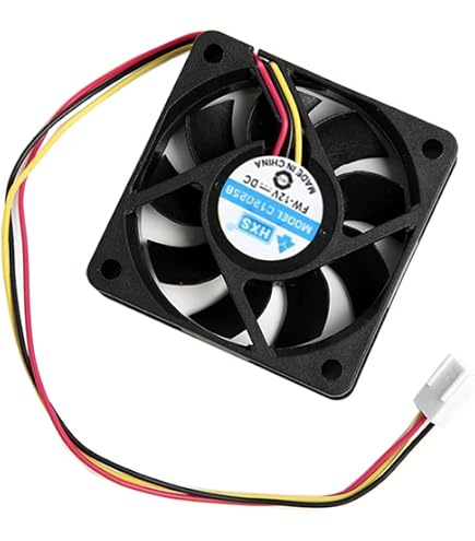 Jopto 2 Mini Ventola Di Raffreddamento Silenziosa Senza Spazzole 60 X 60 X 15mm 6015 DC 5V Con Terminale A 2 Pin Compatibile Con TV Box Proiettore PC CPU Custodie Per Computer - 8