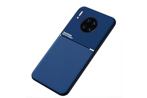 Kepuch Mowen Funda Case Carcasa Placa de Metal Incorporada para Huawei Mate 30 Pro - Azul