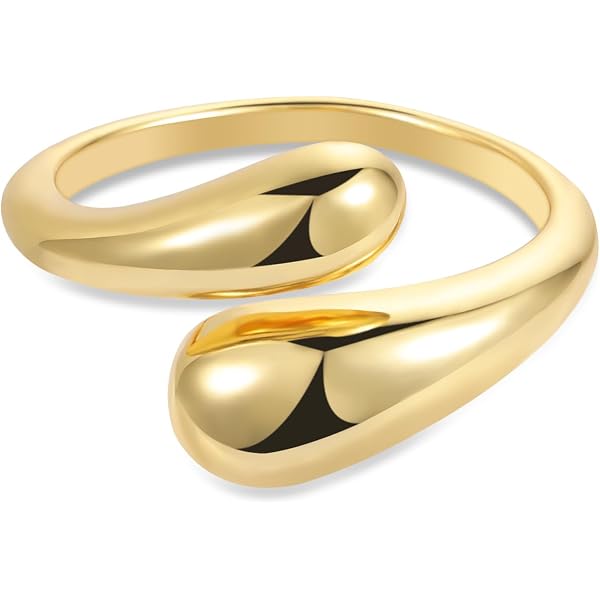 Bague Femme En Argent Sterling 925 Plaqué Or - Pierre De Lune - Collection Elli By JULIE & GRACE