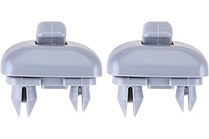 UPOSAO 2Pcs Car Interior Sun Visor Clip Hook Bracket for Audi A1 A3 A4L A5 A6L A7 Q3 Q5 Q7 TT 8U0857562A 8E0857563A