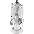 Morphy Richards Dune 976043 4 Piece Gadget Set with Carousel Stand, White, Stainless Steel