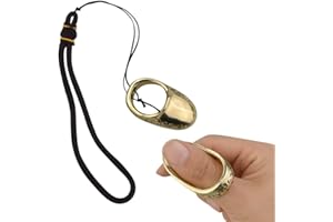 wolfman Archery Thumb Ring Traditional Thumb Tab Finger Handmade Brass Finger Guard PainlessThumbs Finger Tab Finger Protector for Hunting Shooting