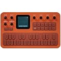 Mini synthétiseur FM, Synthé FM portable 27 touches | Avec 128 préréglages, 32 algorithmes, 6 opérateurs, haut-parleur intégré, arpégiateur, séquenceur 16 étapes, USB-C