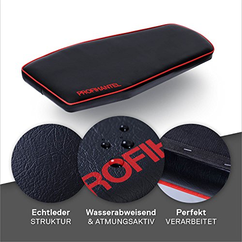 Profihantel Premium-Line Hantelbank, schwarz, Polsterdicke 5cm, verstellbare Sitz- und Rückenlehne - 3