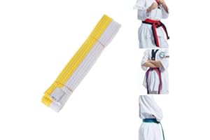 Lunji. Ceinture pour Taekwondo Karaté Judo Professionnelle (1.8m, 1#)
