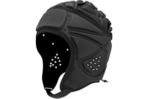DSFSAEG Rugby Headguard,Soft Helmet Headgear for Flag Football Head Protective Cover for Youth(D,size:L)