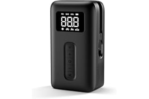 UGREEN Portable Air Compressor【2024 Upgrade Long Battery Life】Digital Tire Pressure Detection Air Pump Tyre Inflator with LED Light (Max 150 PSI) Auto Shut Off Electric Pump for Car, Bike, Ball, etc