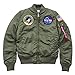 Produktbild Alpha Industries MA-1 VF NASA Damen Jacke Oliv S