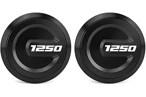 Modeer Per BMW R1250GS Adventure HP R1250RT 2018-2023 Moto CNC Swingarm Frame Hole Caps Cover Plug Set r 1250 gs adv accessorio (nero)