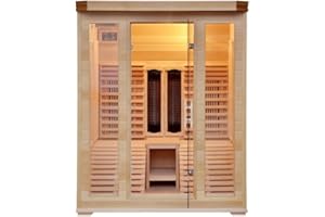 Bagno Italia Sauna infrarouge 150x150 cm pour deux personnes multifonction chromothérapie
