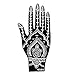 Mehndi Stencil Henna Designs for hand - single use Y069
