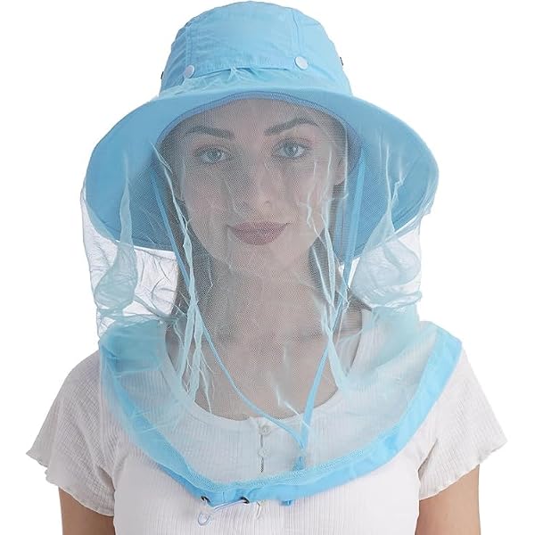 Chapeau Anti-moustiques Camouflage CONNECTION – Moustiquaire Pliable, Ajustable, Pour Camping, Pêche Et Jardinage