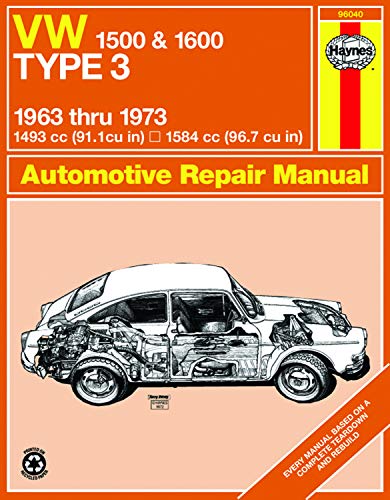 VW Type 3, 1500 and 1600, 1963-1973 livre