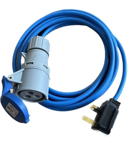 SPARES2GO Rallonge électrique Extra Longue 16 A - 14 M - 240