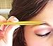 Gotofine Professional Stainless Steel Tweezers Set of Three, Flat/Slant/Pointed - Strong Grip & Ultimate Precision, Includes Leather Carry Case, Best for Your Routine Beauty