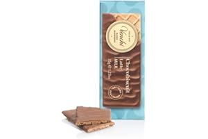 Venchi - Snack ChocoBiscuit, Oblea de Galleta Crujiente Recubierta de Chocolate con Leche, 35 g, Sin Gluten, Sin Colorantes y Sin Conservantes, Idea Merienda