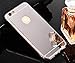 Produktbild Silicone Spiegel Hülle für iPhone 6 Plus / iPhone 6S Plus [Nicht für 6/6S], Elegant Simple Hülle Case Schutzhülle Silikon TPU Ultra Dünn Slim Weich Etui Hüllen Tasche Spiegel Silikonhülle für iPhone 6 Plus / iPhone 6S Plus,Hancda Handyhülle Cover Transparent Soft Durchsichtig Bumper mit Spiegel Mirror Design Back Case Cool Schale Fall Handytasche für iPhone 6 Plus / iPhone 6S Plus - Silber