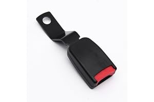 GENERIC Sicherheitsgurt-Einstellschnalle Anschnaller Adapter Auto Verlängern Gurtadapter Stecker VerläNgerung, Auto-Sicherheitsgurt-Clip, Anschnaller Verlängerung Autogurt Stecker (02 Schwarz 1PC)